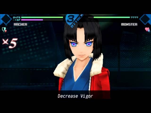 Fate/Extra: Archer Vs Monster(Ryougi Shiki)