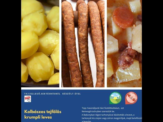 Kolbászos, tejfölös krumplileves