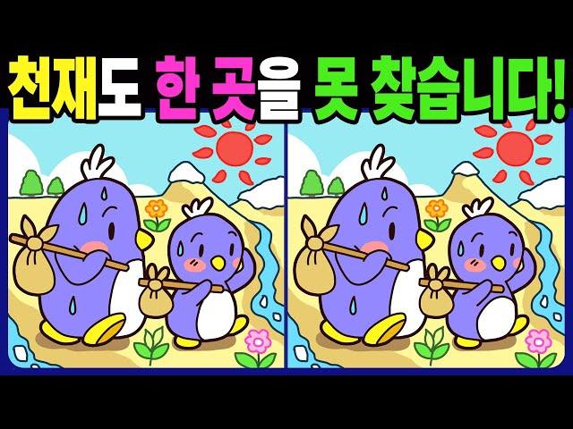 【다른그림찾기/치매예방】천재도 3개 중 한 곳은 못 찾습니다! 재밌고 건강한 두뇌 훈련 퀴즈! 【틀린그림찾기/두뇌운동/Find The Difference】#1306