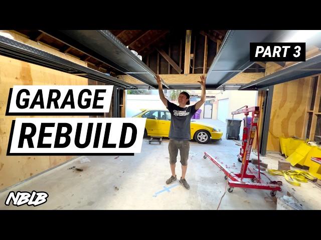 I Built a Double Wide 4-Post Car Lift in My Garage By Myself, and It's INSANE