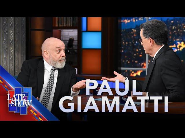 "Hey, It's Me" - Why Cher Finally Called Paul Giamatti, Thanks To Stephen Colbert