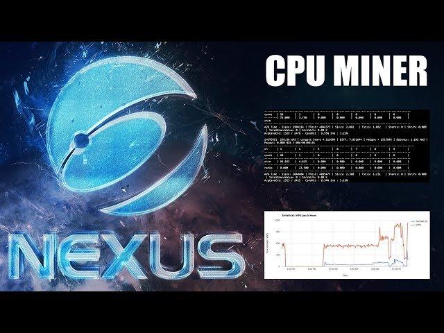 How to Mine Nexus with CPU Miner V1.4 - Updated Pool Mining Guide