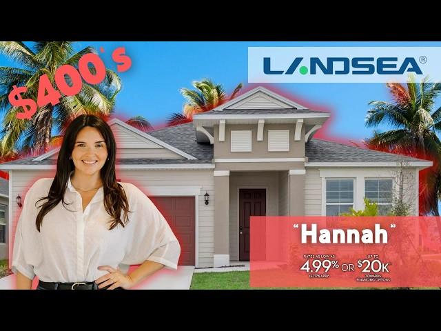 Explore Landsea Homes HANNAH at St Johns Preserve $400k - BIG Incentives! Palm Bay Florida