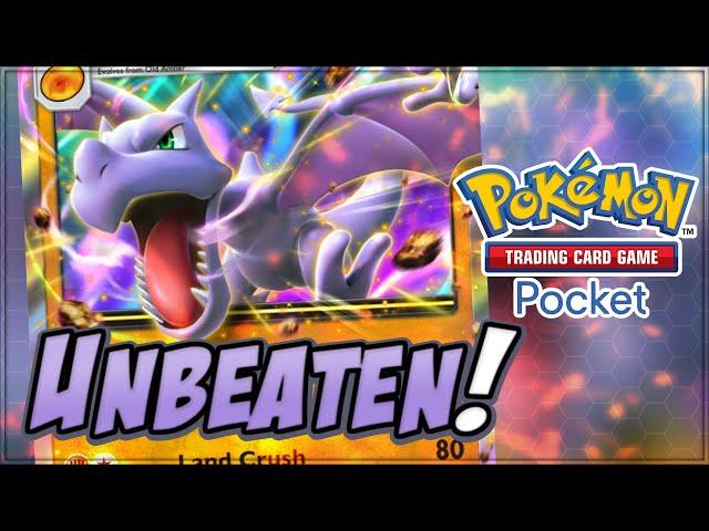 8-0 with AERODACTYL EX! | Pokemon TCG Pocket