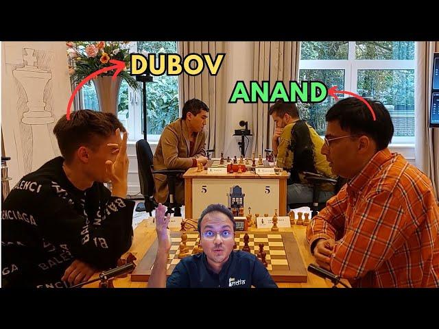 Vishy Anand finds a beautiful trick against Daniil Dubov | Levitov Chess Week