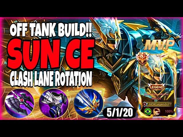 SUN CE NEW DAMAGE BUFF IS AMAZING!! | SUN CE HONOR OF KINGS - RANK S7 MYTHIC