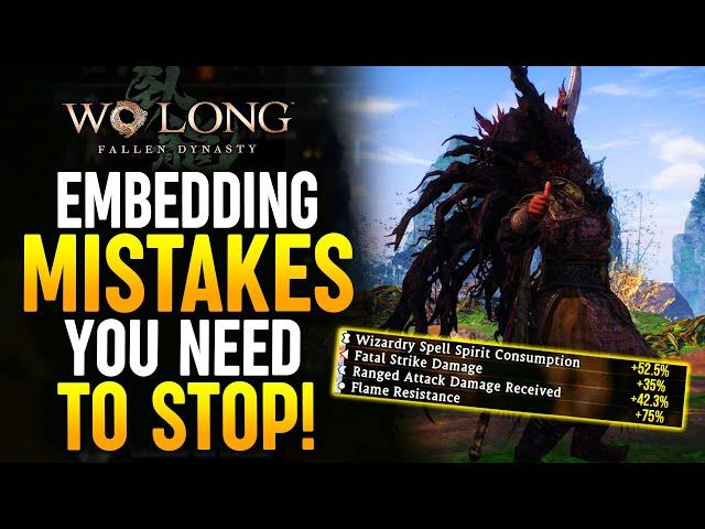 Stop Embedding WRONG! Wo Long Jewel Embedding and Blacksmith Guide (Wo Long Fallen Dynasty Guide)