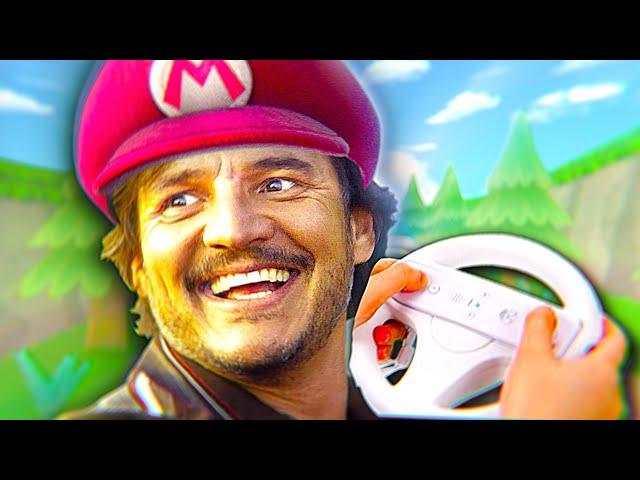 Pedro Pascal plays Mario Kart