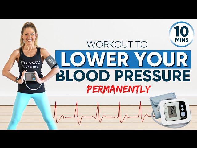 Workout To Lower Your Blood Pressure Permanently – 10 Minutes Per Day