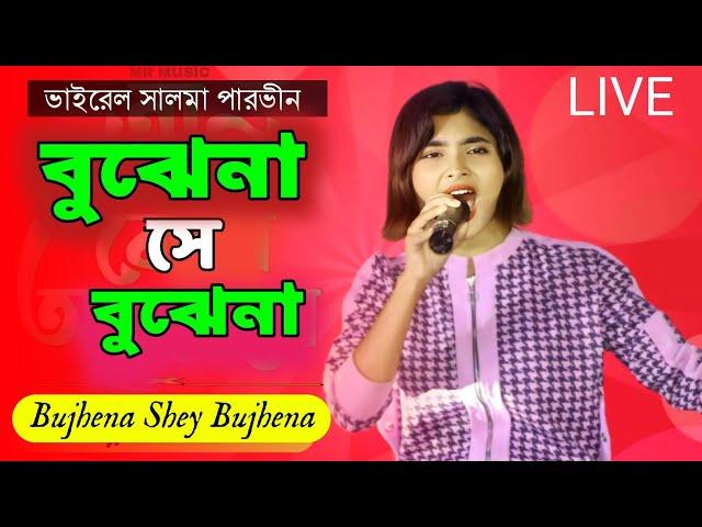 Bujhena Se Bujhena । বুঝেনা সে বুঝেনা । Salma Parbin । Bangla Sad Song । NUR Music Studio