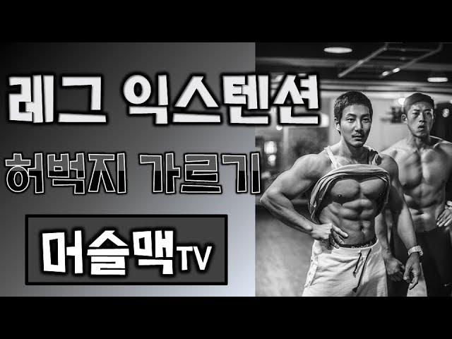 [머슬맥TV] 허벅지 가르기 (레그익스텐션 with 꿀규)