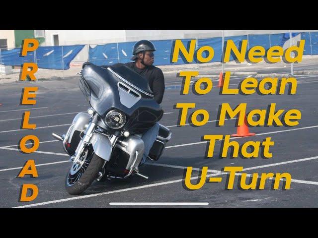 Do You Fear Leaning Your Motorcycle While Making U-Turns At Slow Speeds? Watch This!!