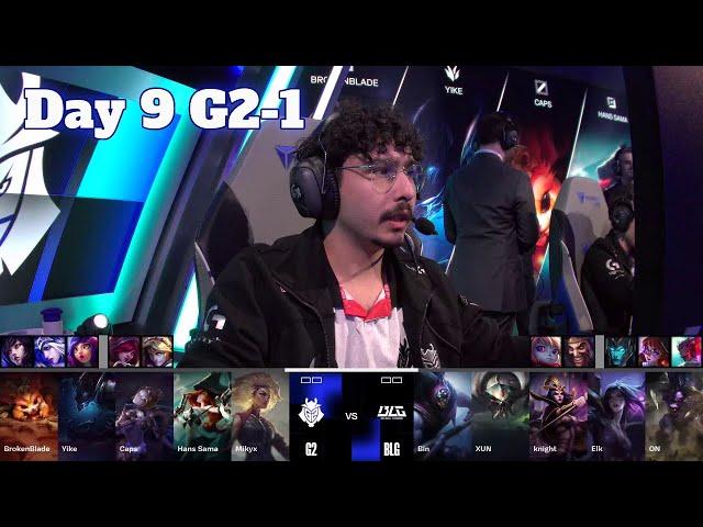 G2 vs BLG - Game 1 | Day 9 LoL Worlds 2024 Swiss Stage | G2 Esports vs Bilibili Gaming G1 full