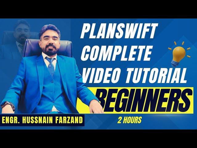 PlanSwift Complete Tutorial for Beginners | Full 2-Hour Training | Urdu Hindi | Hussnain Farzand