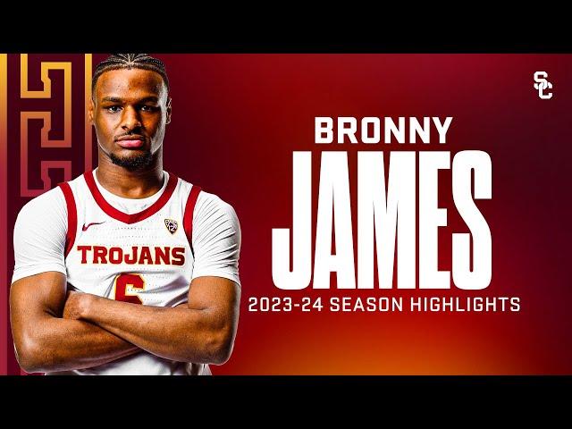 Bronny James USC Men's Basketball 2023-24 Season Highlights