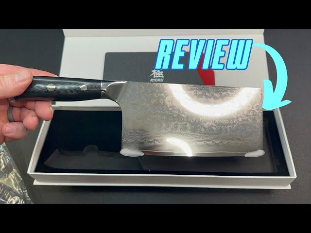 One Minute Review: KYOKU Vegetable Cleaver Knife - 7" - Shogun Series