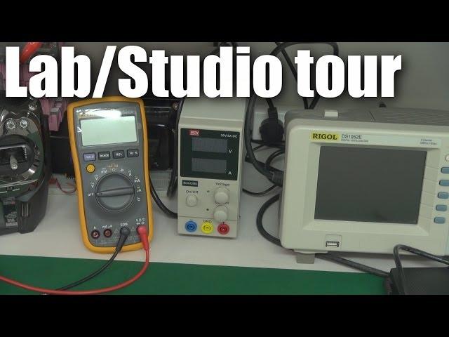 A tour of the RCModelReviews lab/studio