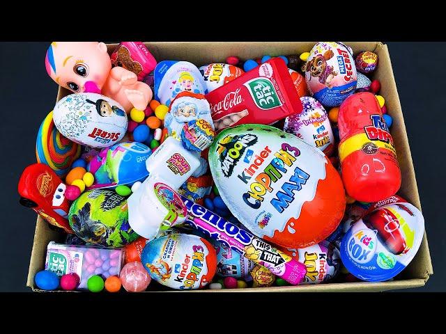 MAXI Kinder Surprise MAXI / 200 Kinder Surprise Eggs / ASMR Satisfying video / A Lot of Candy