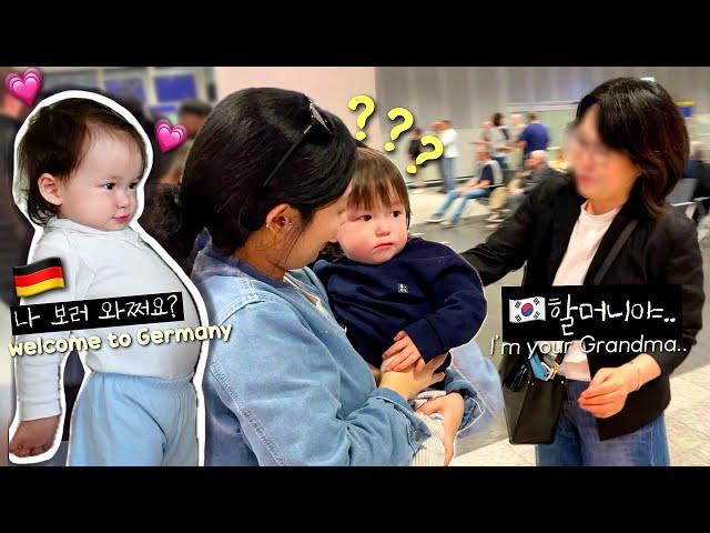 ️ Korean Grandma Reunites with Her Shy Grandchild in Germany! VLOG