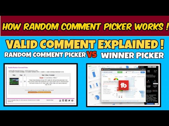 How Random Comment Picker works , which comment pick in giveaway by random comment picker