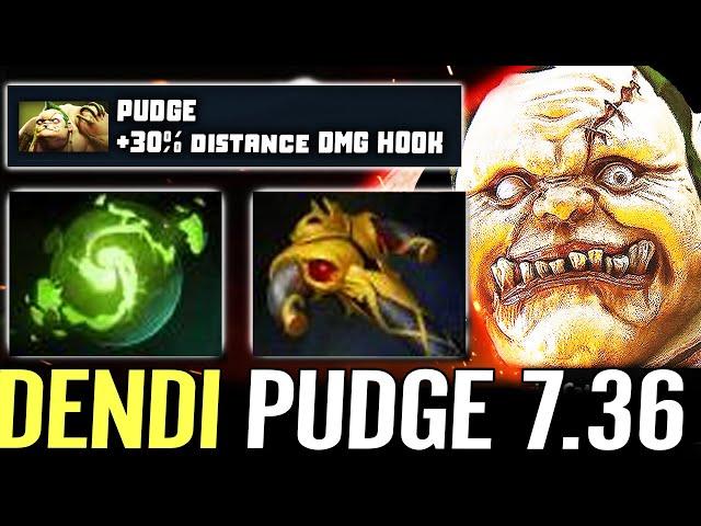 Dendi Try Pudge new Patch 7.36 Dota 2 - Mid Game 26 Kills Pudge Max Farm Dota 2 Pro