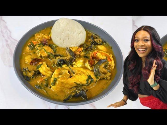 I MADE THE BEST FISHERMAN SOUP A.K. A RIVERS NATIVE SOUP | NIGERIAN SOUP