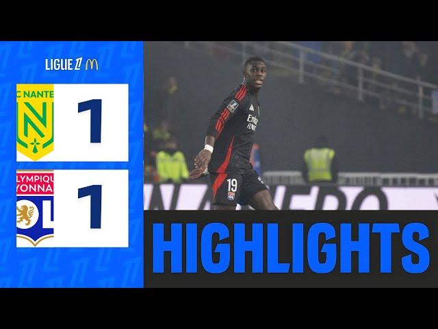 Nantes - Lyon | 1-1 | Highlights | Ligue 1 2024-25 | nantes lyon