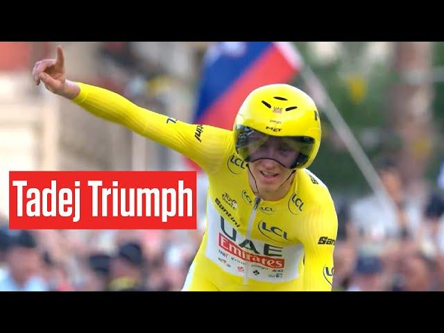 Tadej Pogacar Completes His Domination With Stage 21 Win At Tour de France 2024