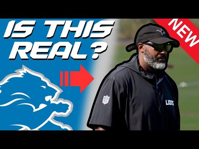 Detroit Lions Are About To Make An Unexpected Move