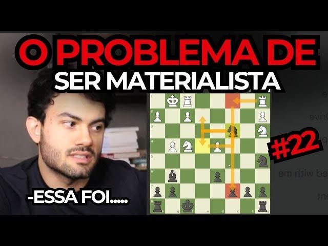 Descubra o PROBLEMA de ser materialista no xadrez online!! SpeedRun!!  | 10 minutos #22