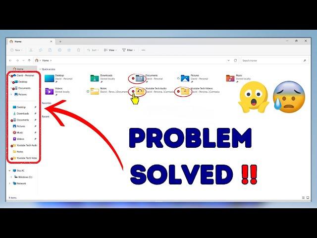 Remove Red Cross Mark From Folder & Desktop icons in windows 11 & 10 | How remove X sign in files