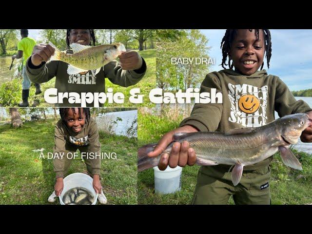 We Caught Crappie and a Catfish!!!