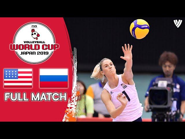 USA  Russia - Full Match | Women’s Volleyball World Cup 2019