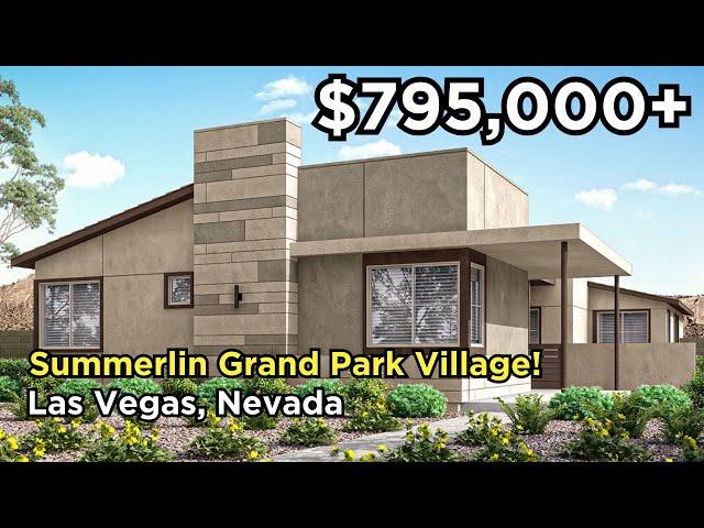 Summerlin Single Story New Homes For Sale in Grand Park Village (Las Vegas, NV)