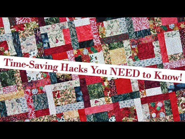 Time-Saving Hacks for Faster Scrappy Quilts