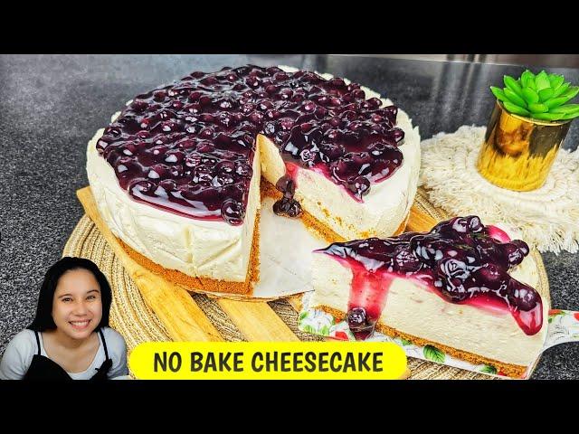 NO BAKE BLUEBERRY CHEESECAKE!