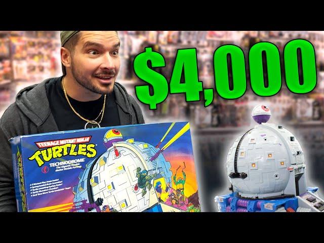 Found a $4,000 FACTORY SEALED 1990 TMNT Technodrome Playset