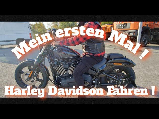 Ich Fahre zum ersten mal Harley ! LEIDER GEIL