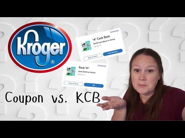 Coupons vs. Kroger Cash Back | Kroger Tutorial Video