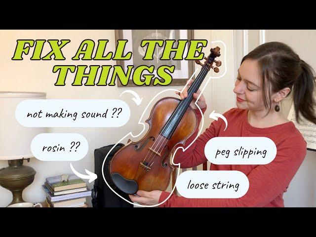 VIOLIN NOT WORKING  Beginner-friendly fixes for all the common violin equipment problems