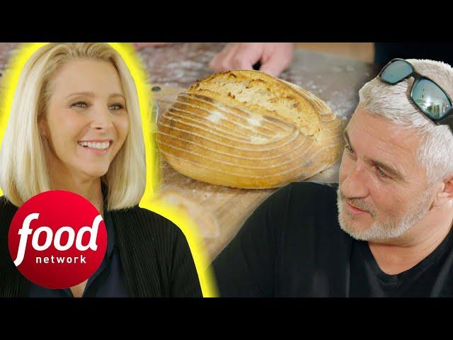 The Perfect Sourdough Bread Baked By Lisa Kudrow & Paul Hollywood | Paul Goes To Hollywood