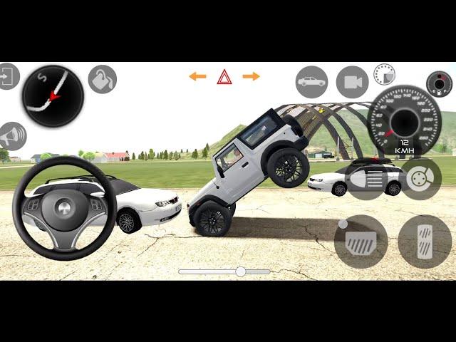 Dollar (Song) Modified Mahindra white Thar || Indian Cars Simulator 3D || Android Gameplay Part 1