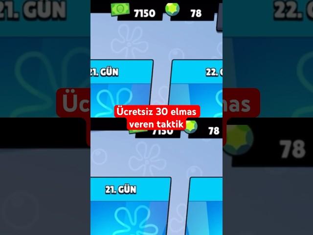 BEDAVA 40 ELMAS VEREN TAKTİK! #brawlstars #shorts