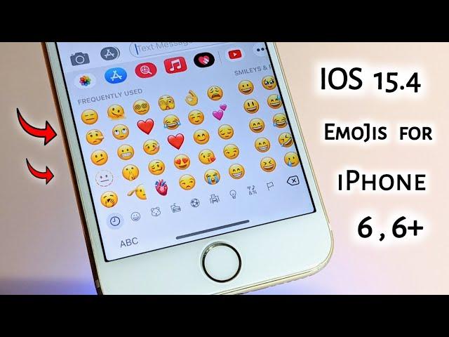 IOS 15.4  New Emojis in iPhone 6, 6+ ,5s ~ New emojis in older iPhones