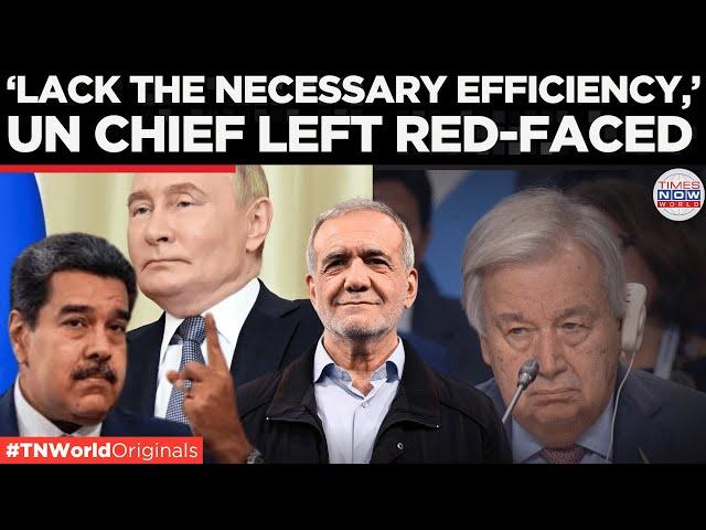 Maduro & Pezeshkian Leave Guterres Speechless with Their All-Out Attack on UN | Times Now World