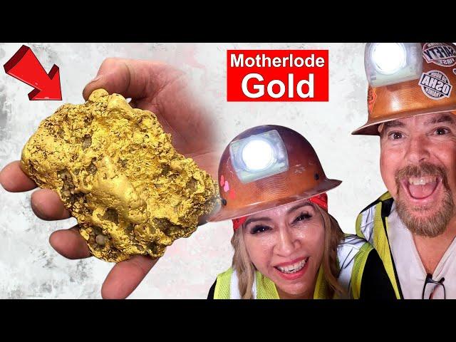 We Found GOLD Metal Detecting Underground - It's the Motherlode