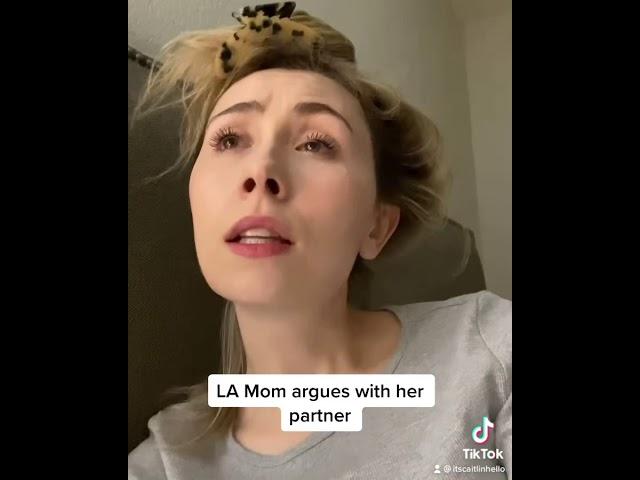 LA Mom Argues With Her Partner