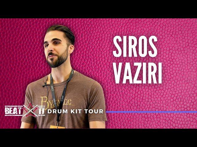 Siros Vaziri presents his drum kit I exclusively for BeatIt TV