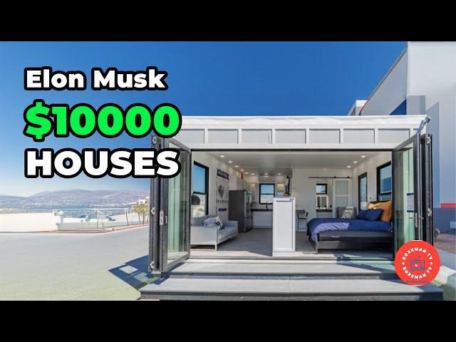 Elon musk’s $10k house a potential economic equalizer | how elon musk's $10k houses reshape housing