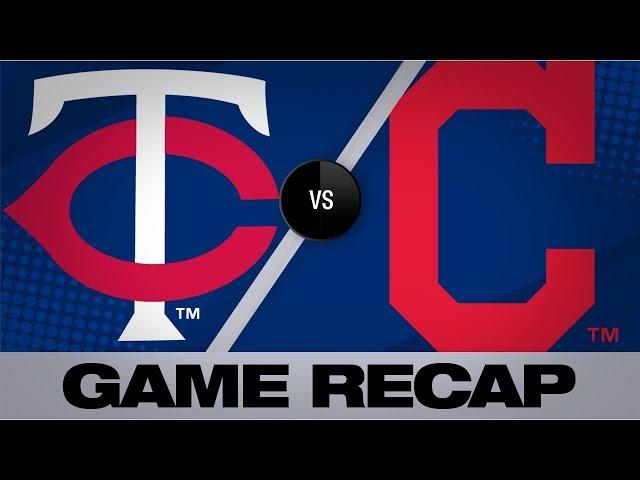 Perez's 3-run homer lifts Indians past Twins | Twins-Indians Game Highlights 9/15/19